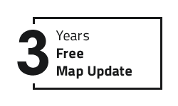 3 years free map update